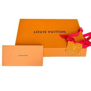 Large Louis Vuitton Signature Orange Gifting Box
